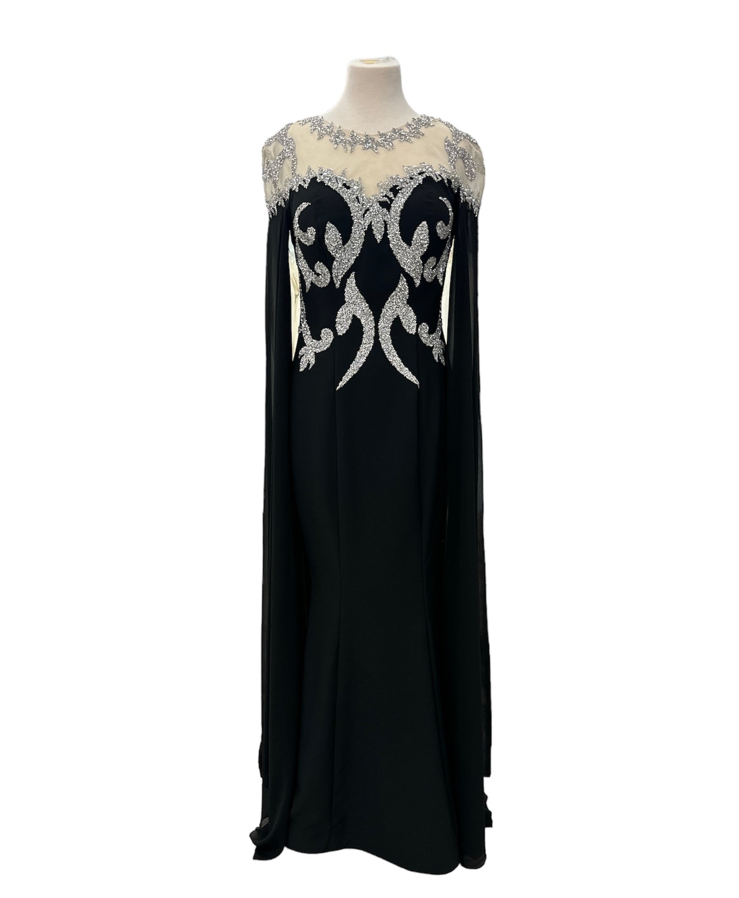 Kaftan High neck long sleeve with embroidery