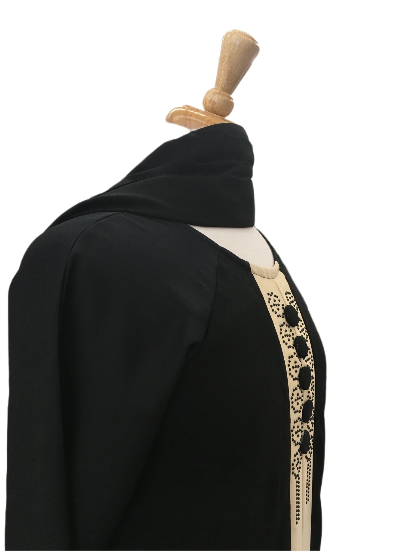 Abaya-Dubai Abaya made of soft fabric with attached sheer layer