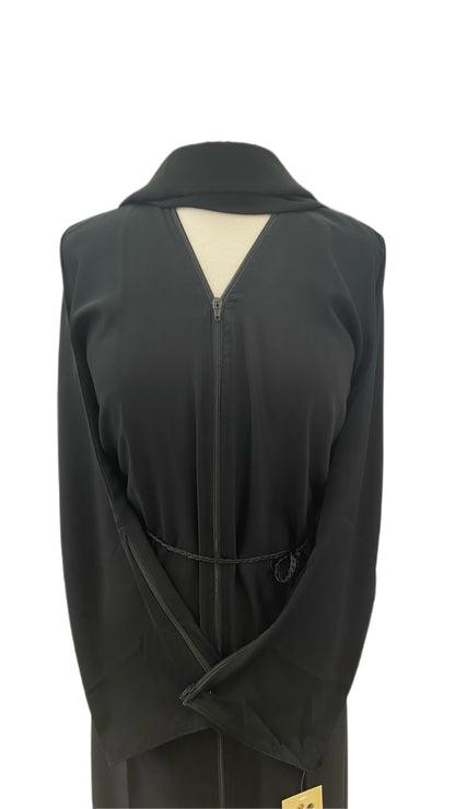 Abaya-Simple Dubai Abaya with zipper