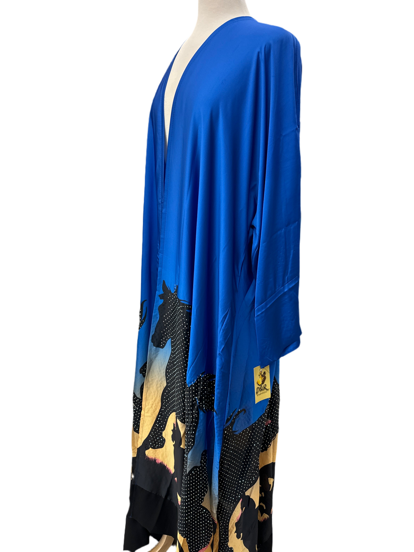 Elegant Silky Flowy Abaya from Dubai with Stunning Sleeve Design