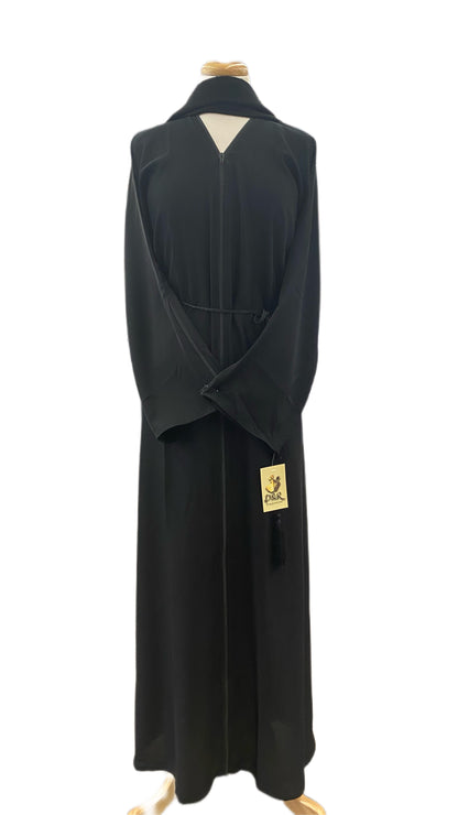 Abaya-Simple Dubai Abaya with zipper