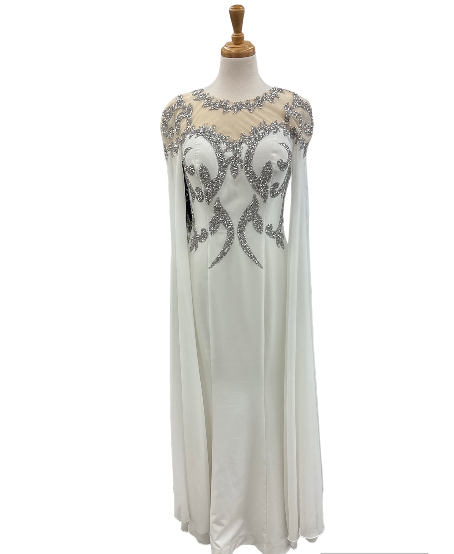 Kaftan High neck long sleeve with embroidery