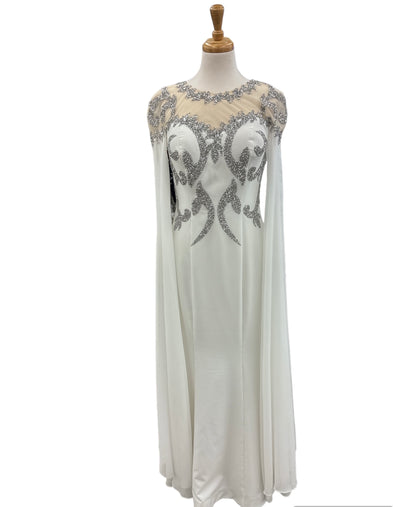 Kaftan High neck long sleeve with embroidery