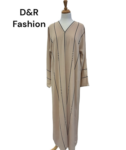 Soft Fabric Abaya from Dubai with Matching Scarf