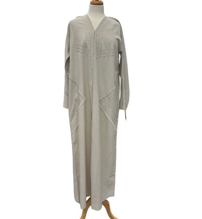 Stylish Open Abaya from Dubai – High-Quality Fabric & Matching Scarf