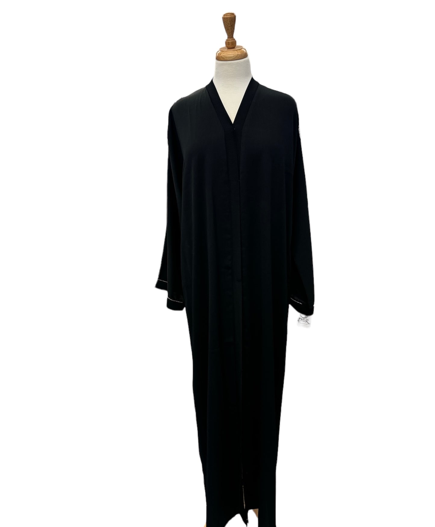 Open Style Abaya from Dubai, with hand embroidery on sleeves & Back