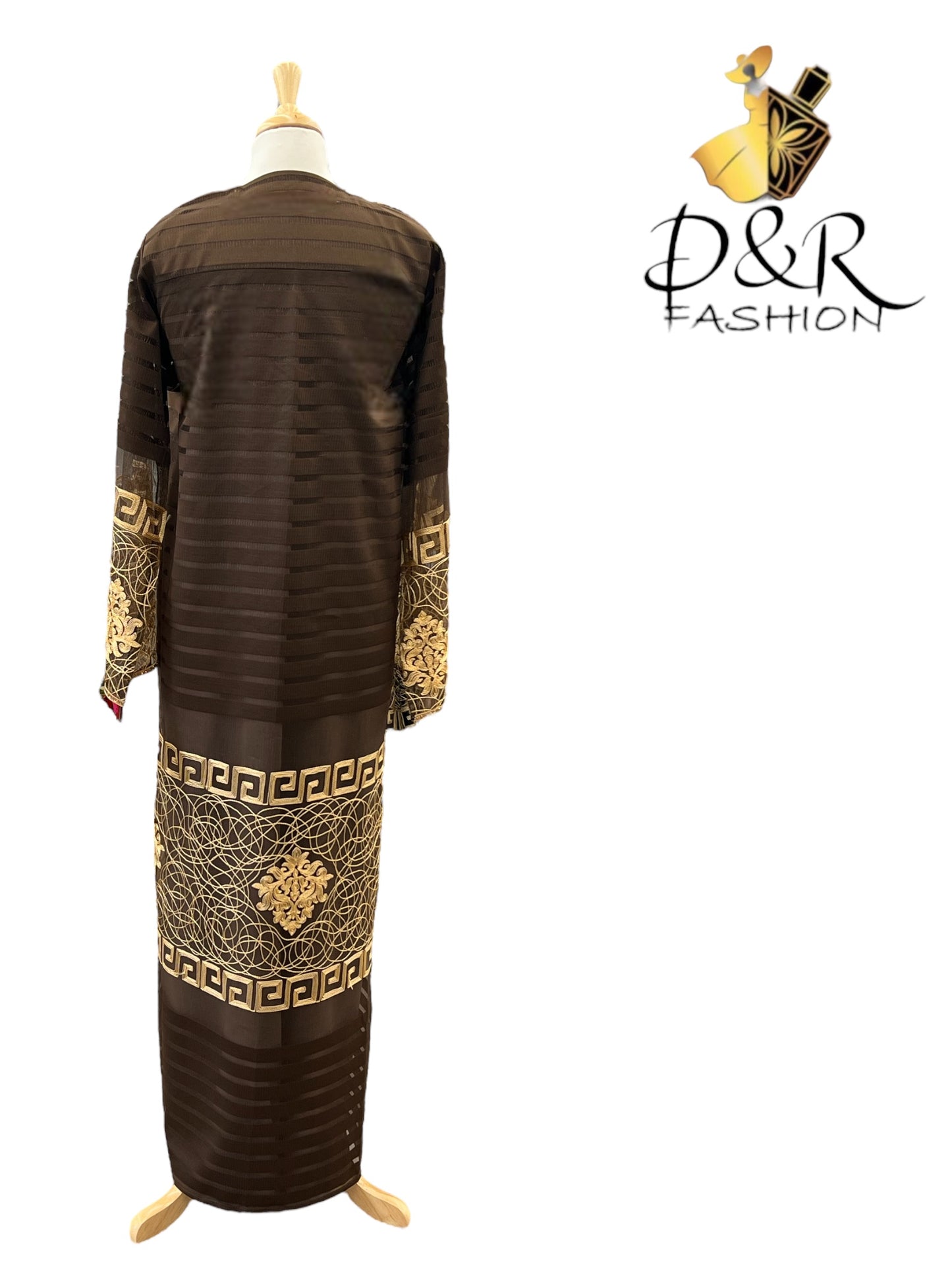 Elegant Dubai Abaya Set with Unique Sleeve Design & Matching Scarf