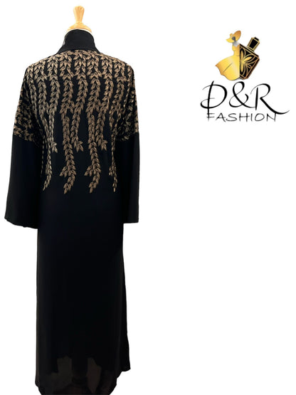 Unique Design Open Abaya from Dubai - Premium Fabric