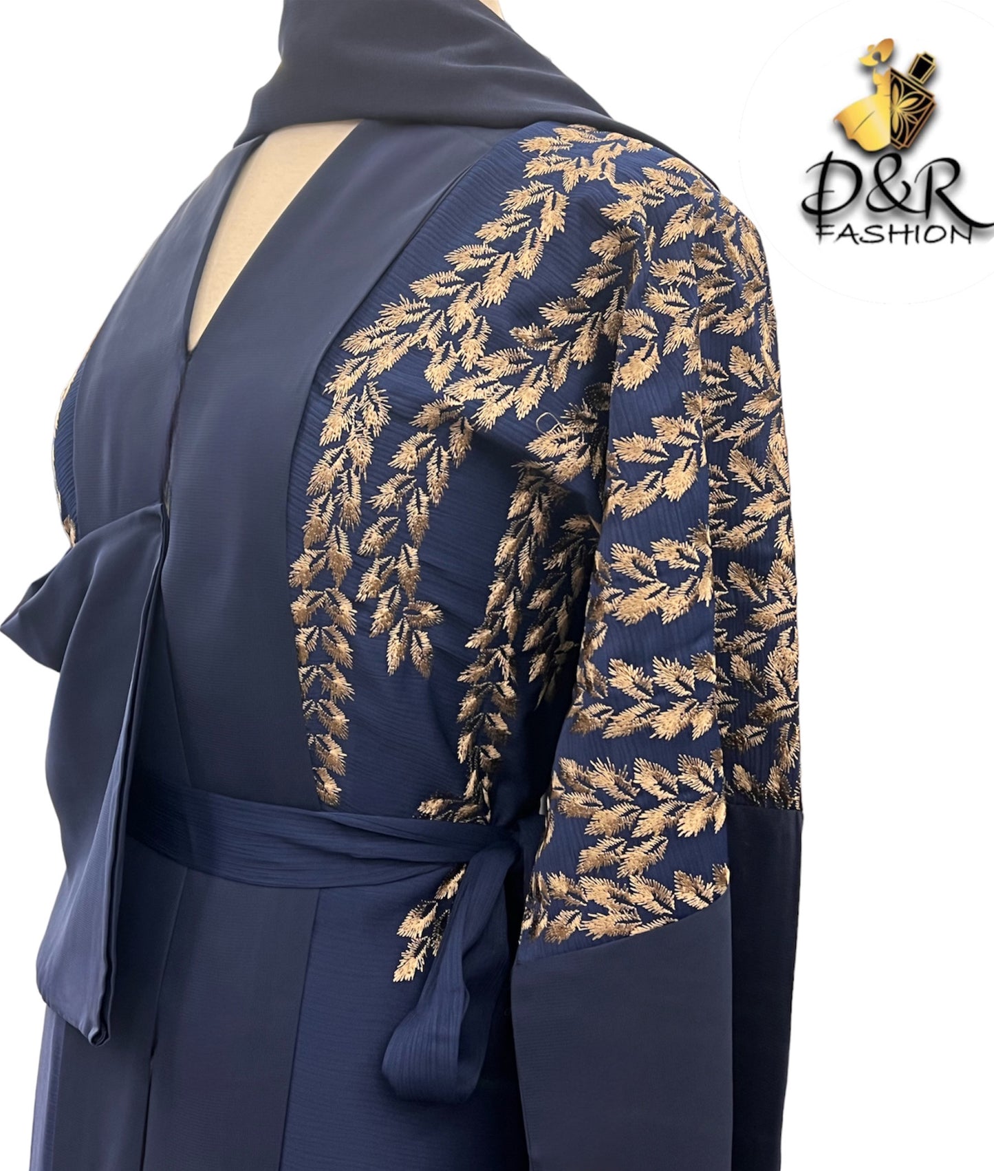 Unique Design Open Abaya from Dubai - Premium Fabric