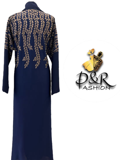 Unique Design Open Abaya from Dubai - Premium Fabric