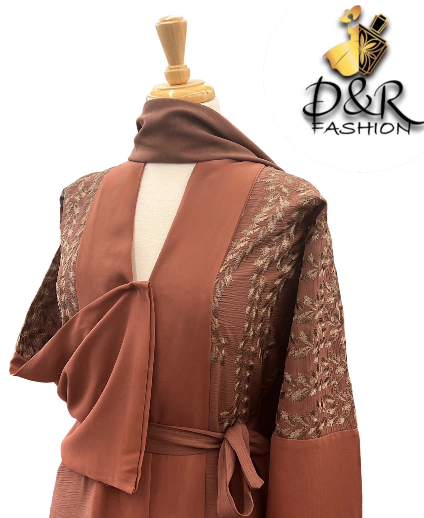 Unique Design Open Abaya from Dubai - Premium Fabric