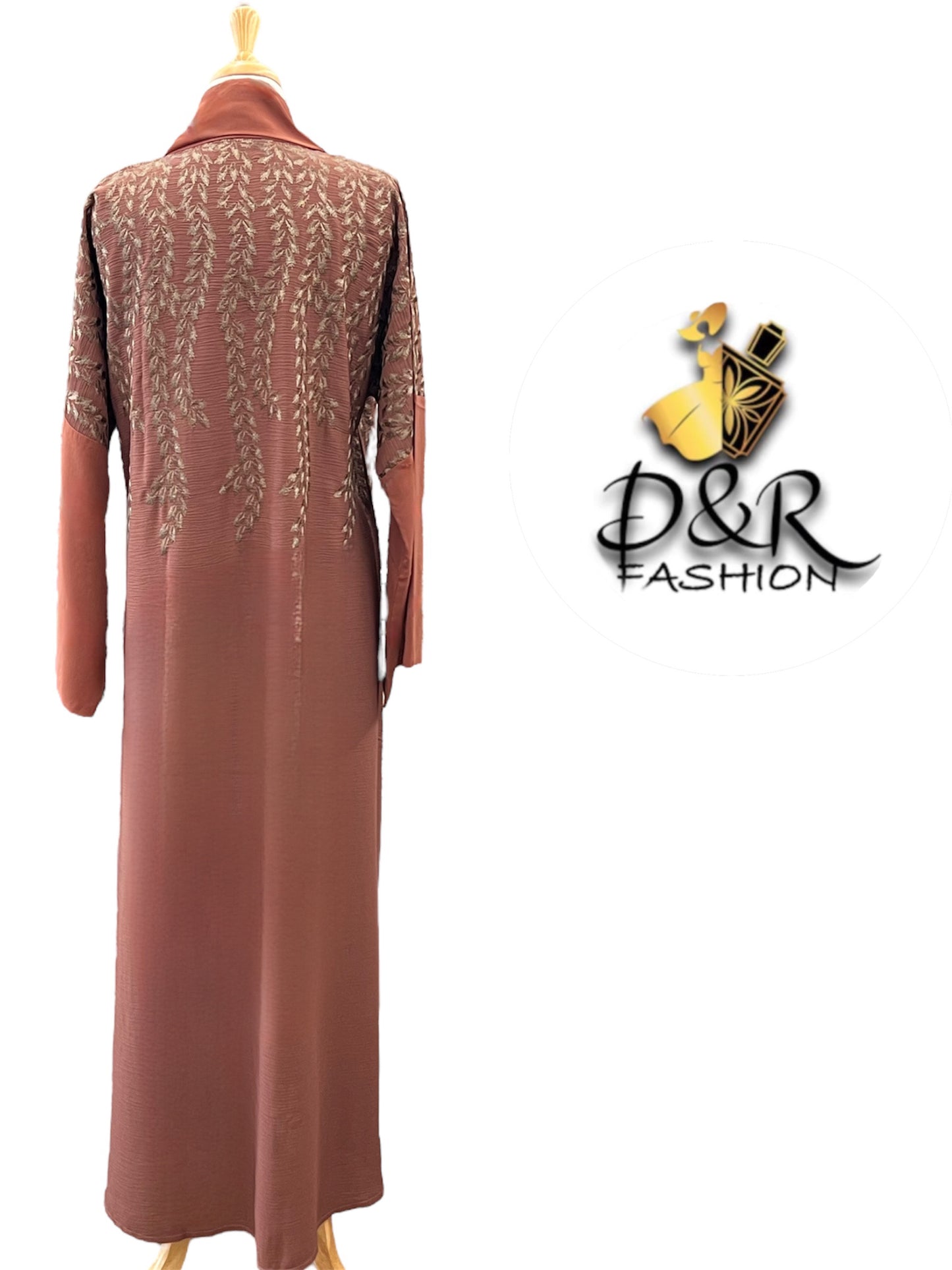 Unique Design Open Abaya from Dubai - Premium Fabric