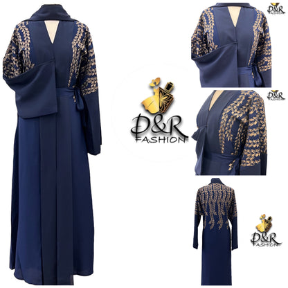 Unique Design Open Abaya from Dubai - Premium Fabric