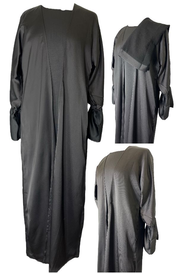 Beautiful & Delicately Embroidered Dubai Abaya 2 Pieces | Soft Fabric & Elegant Embroidery