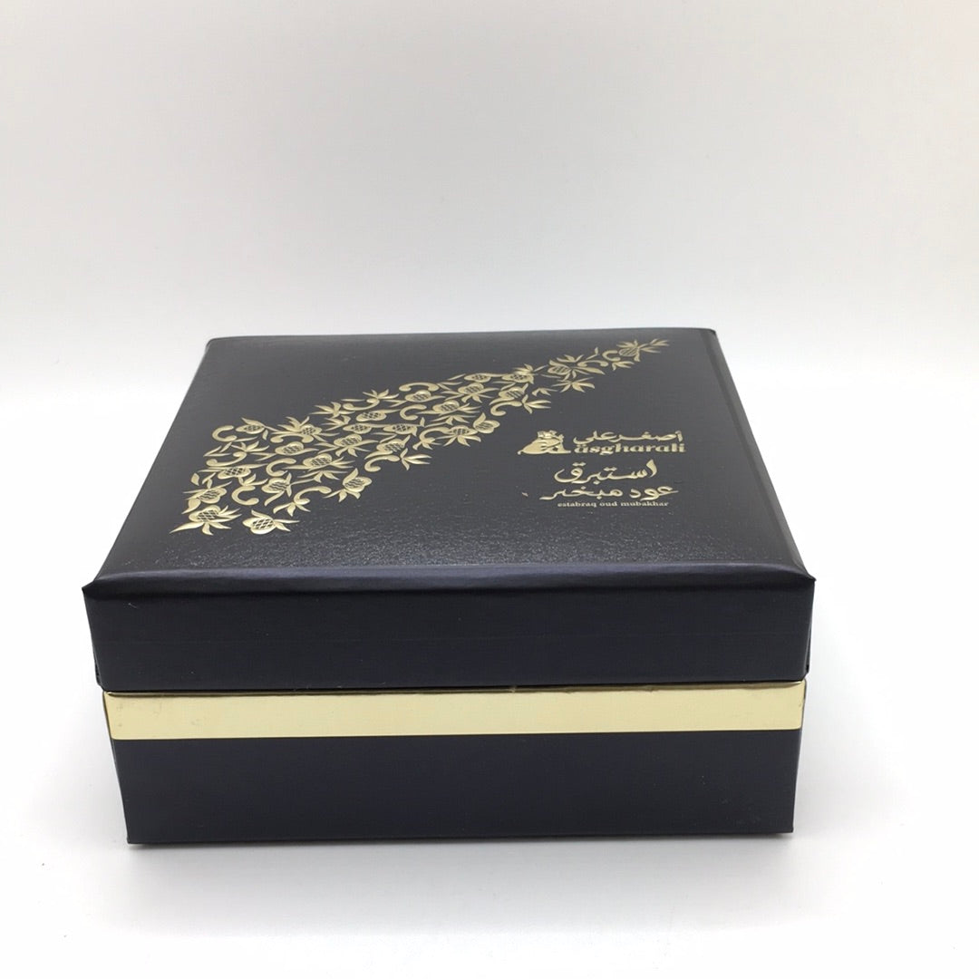 Estabraq Oud Mubakhar by Asgharali – Luxurious 30g Bukhoor from Dubai