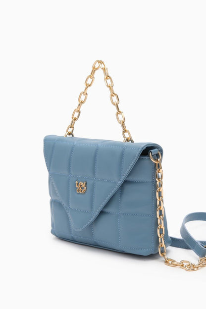 Chic Blue Scatchel Shoulder Bag - Stylish & Eco-Friendly