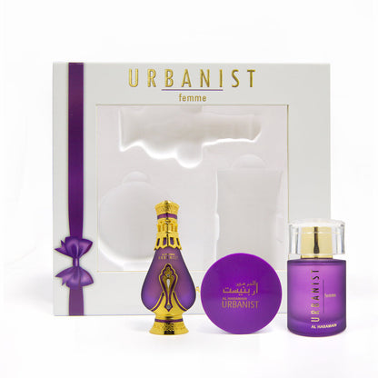 Discover Elegance: Urbanist Femme Perfume Set by Al Haramain