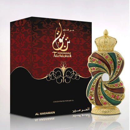 Tanasuk Attar Oil 12ml by Al Haramain | Exotic Dubai Essence